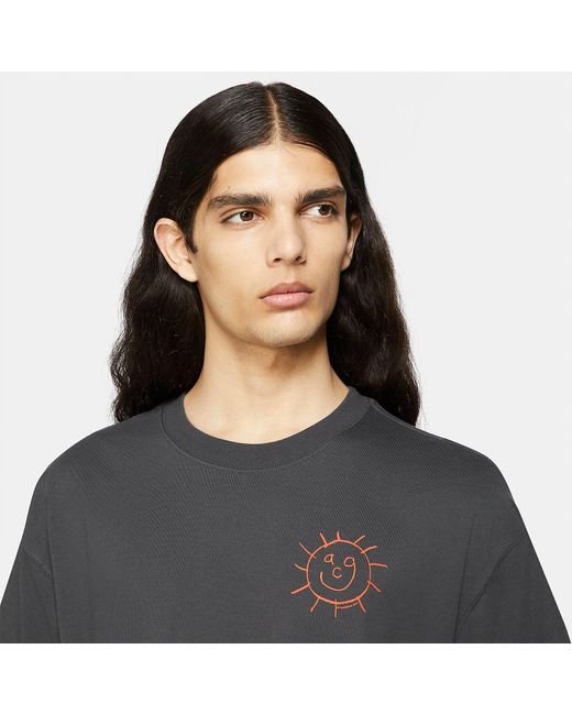 Nike Black Acg Sunshine Tee 'Smoke' for men