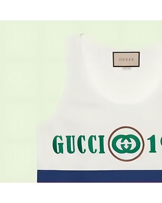 Gucci Red (Wmns) Cotton Tank Top