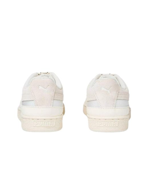 PUMA White Suede Trail for men