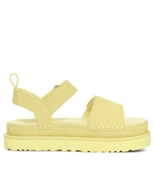 Ugg Yellow (Wmns) Goldenstar Platform Sandal 'Lemon'
