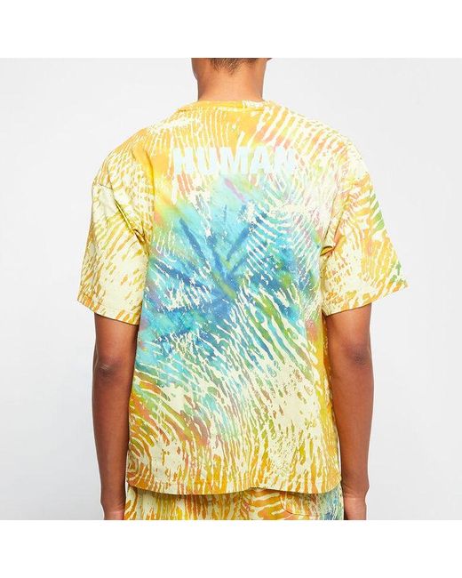 Adidas Yellow Originals X Pw March Madness Fan Tee for men