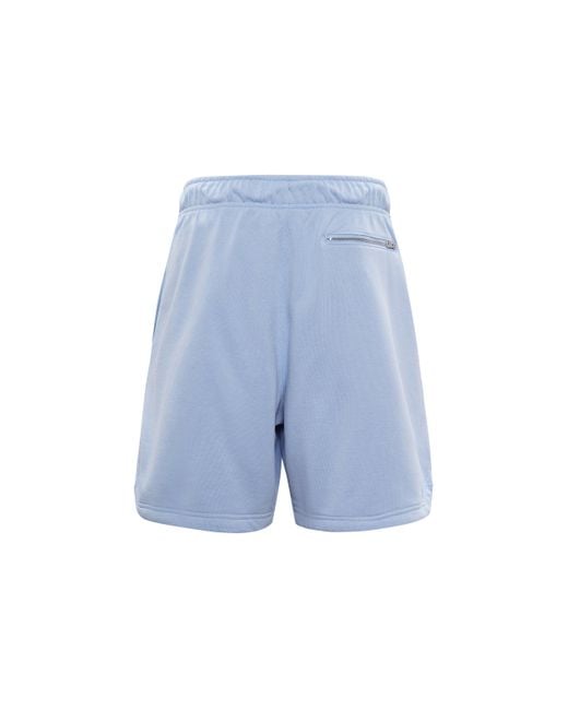 Nike Blue Essentials Logo Pattern Lacing Sports Shorts for men