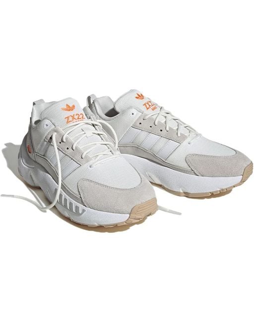 Adidas White Originals Zx 22 Boost for men