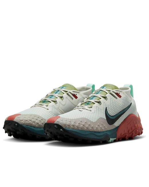 Nike Green Wildhorse 7 'Light Bone Cobblestone' for men
