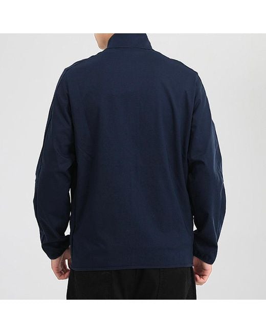 Nike Blue Dri-Fit Woven Training Casual Sports Jacket Obsidian for men