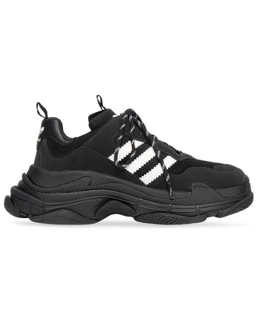 Balenciaga Black Adidas X Triple S Sneaker for men