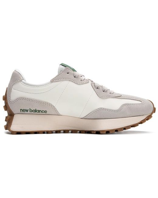 New Balance White 327 D Width for men