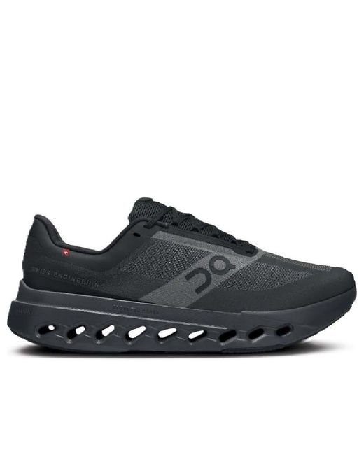On Shoes Black Cloudsurfer Iron' for men