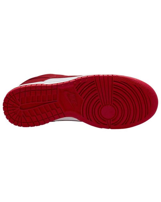 Nike Red Dunk Low 'Gym' for men