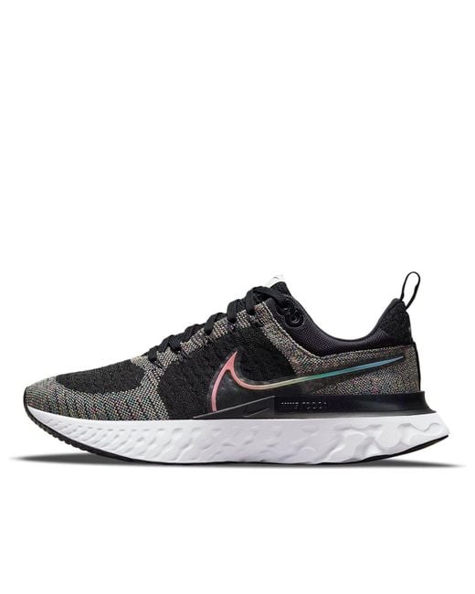 Nike Black React Infinity Run Flyknit 2 'Be True' for men