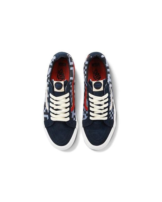 Vans Blue Taka Hayashi X Sk8-Low Reissue Lx 'Total Eclipse' for men