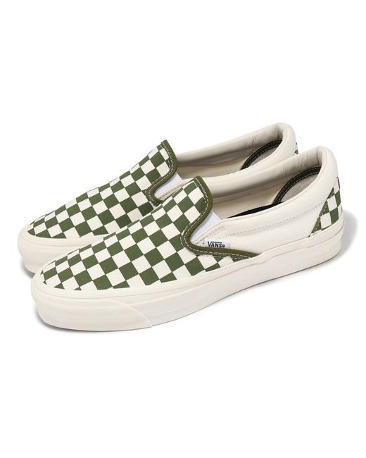Vans White Premium Slip-On 98 'Checkerboard for men