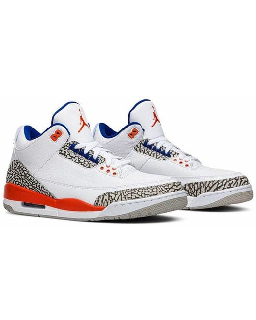 Nike Blue 3 Retro 'Knicks' for men