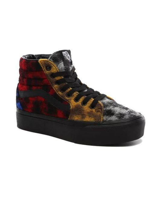 Vans Black Sk8-Hi Platform 2.0 'Mix Leopard' for men