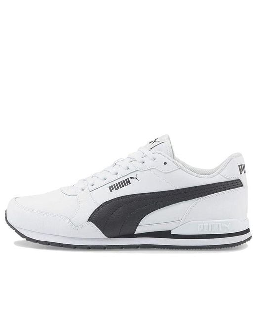 PUMA White S St Runner V3 L Shoes for men