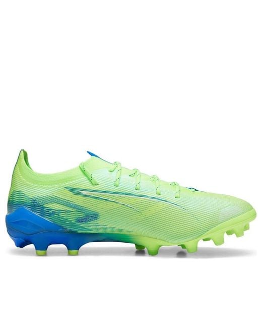 PUMA Green Ultra 5 Ultimate Ag 'Fizzy Apple Bluemazing' for men