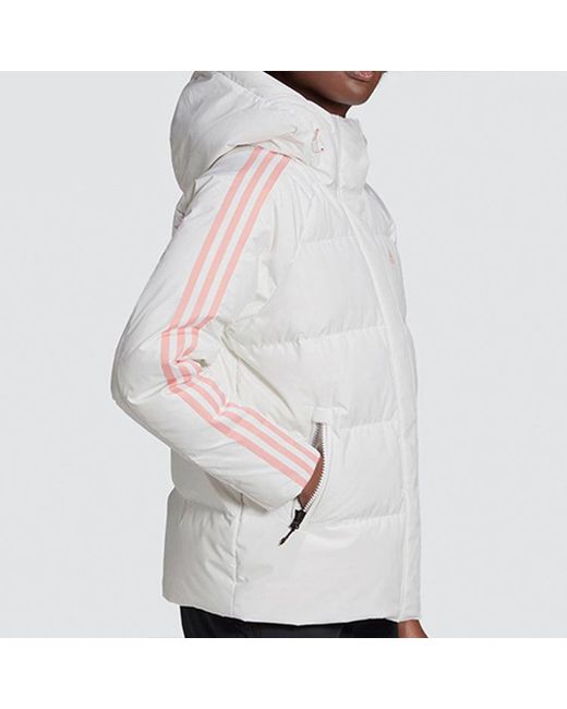 Adidas White (Wmns) Puff Down Jkt Sports Down Jacket