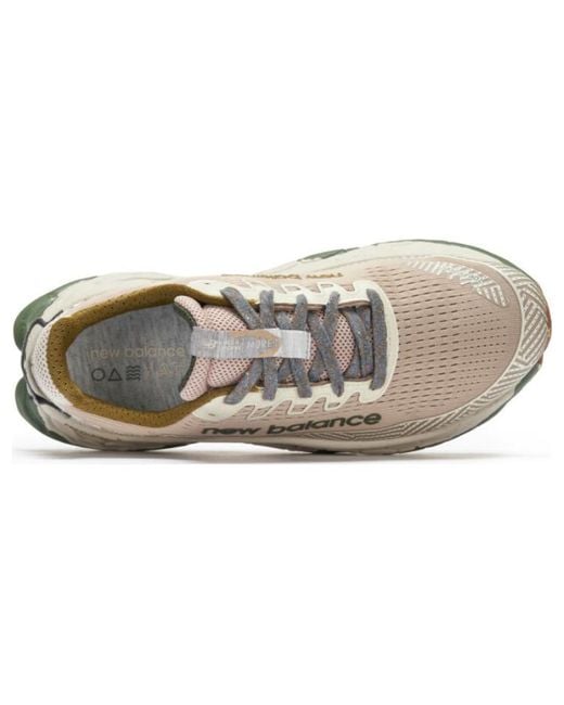 New Balance White Fresh Foam X More Trail V3 'Mindful Timber Wolf' for men
