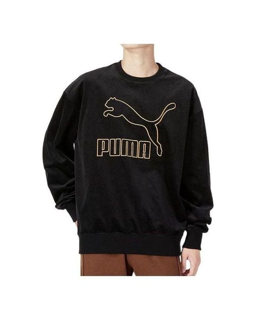 PUMA Black Core Crew Sweater for men