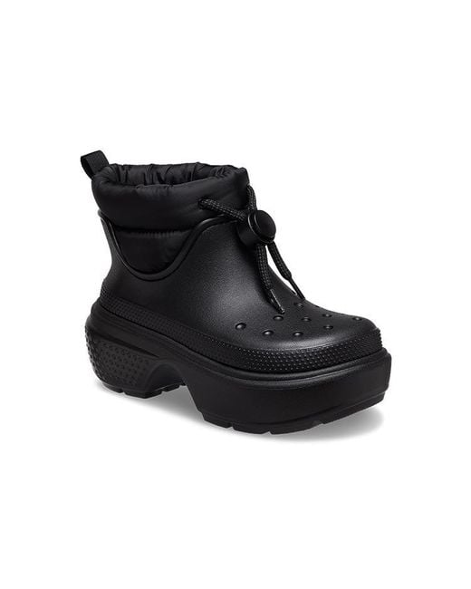 CROCSTM Black Ankle Boots