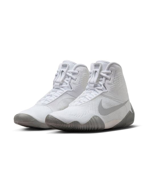 Nike Gray Tawa Wrestling Shoes Metallic' for men