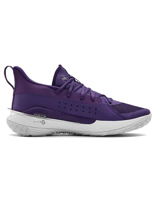 Under Armour Purple Curry 7 Team for men
