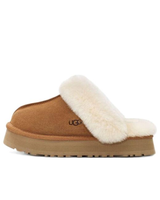 Ugg Brown Disquette Slippers