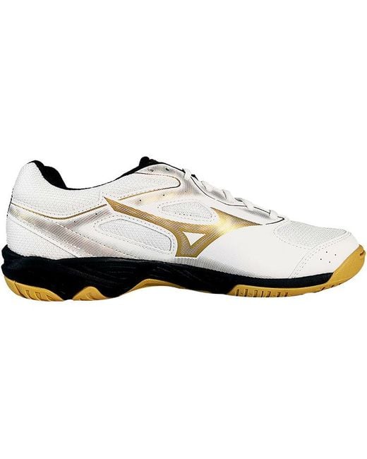 Mizuno White Sky Blaster 'Slipresistant Durable Low Badminton' for men
