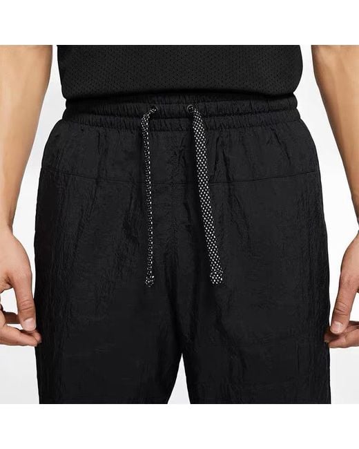Nike Black Flight As M Nk Flight Pant Colorblock Basketball Sports Long Pants for men
