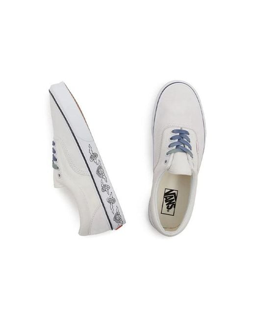 Vans White Uv Dreams Era Low Top Casual Skateboarding Shoes for men