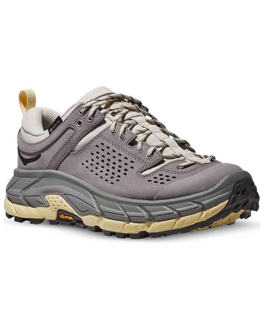 Hoka One One Gray Tor Ultra Low 'Oat Milk Opal' for men