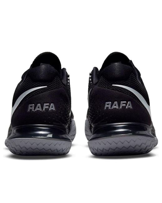 Nike Black Court Air Zoom Vapor Cage 4 Rafa Metallic' for men