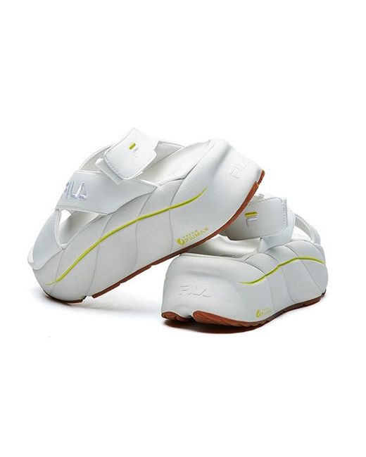 Fila White (Wmns) Sports Sandals For Bright