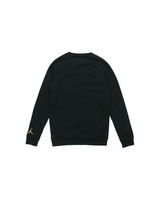 Nike Black Fleece Knit Round Neck Hoodie for men