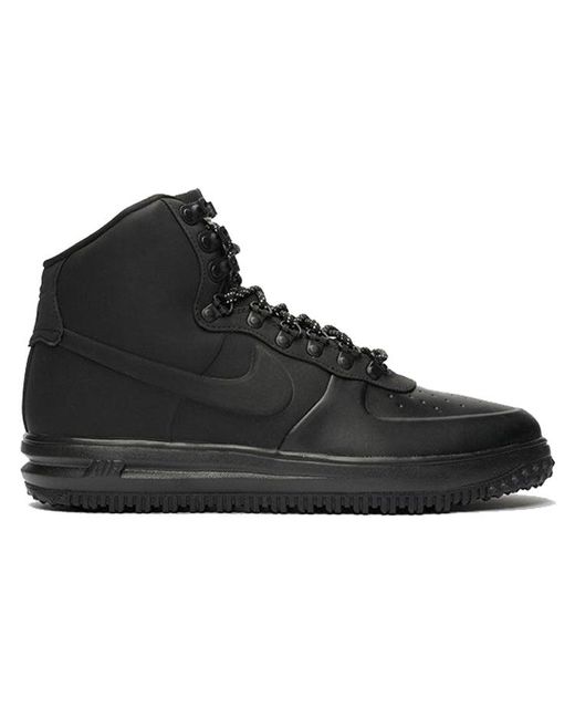 Nike Black Lunar Force 1 Duckboot '18 'Triple' for men