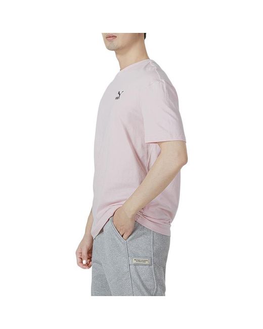 PUMA Pink Hc Relaxed Tee for men