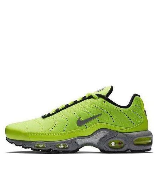 Nike Green Air Max Plus Premium 'Full Volt' for men