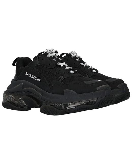 Balenciaga Black (Wmns) Triple S Sneaker 'Clear Sole