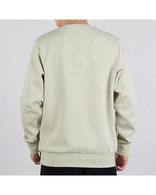 Adidas Green Athleisure Casual Sports Pullover for men