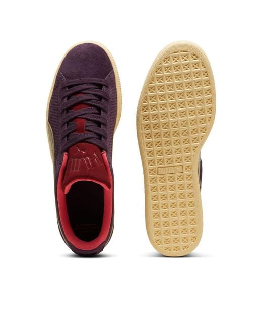 PUMA Red Play Loud Suede 'Midnight Plum Chamomile' for men