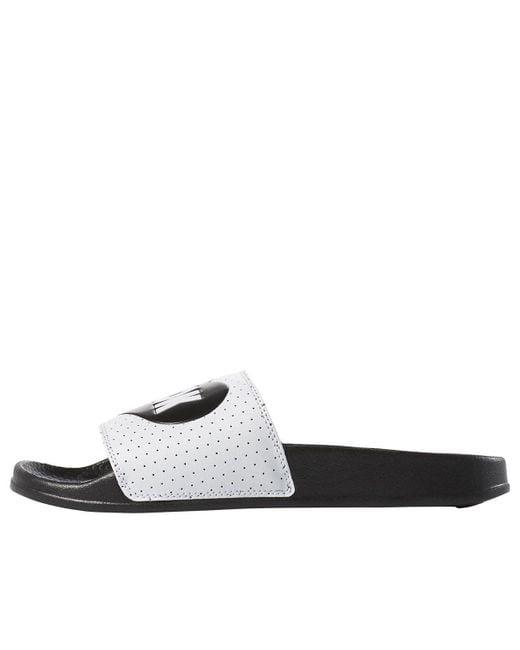 Reebok Black Classic Slide Soft Sole Cozy Flat Heel Sports Slippers