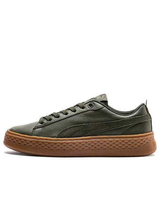 PUMA Brown (Wmns) Smash Platform Softfoam