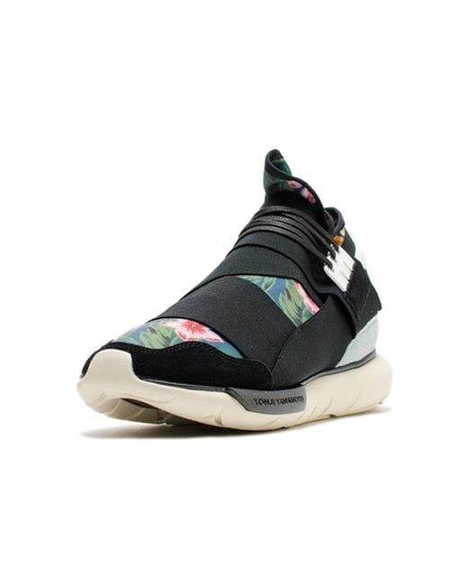 Adidas Black Y-3 Qasa Hi 'Floral' for men
