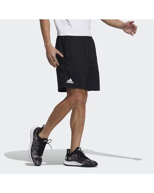 Adidas Black Ts Short Tennis Casual Sports Breathable Shorts for men