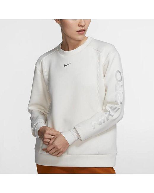 Nike White (Wmns) Pro Knit Hoodie Phantom