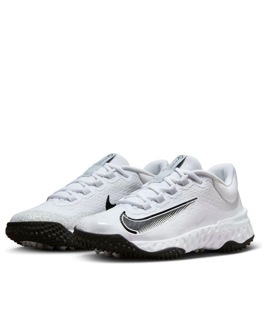 Nike White (Wmns) Alpha Huarache Elite 4 Turf