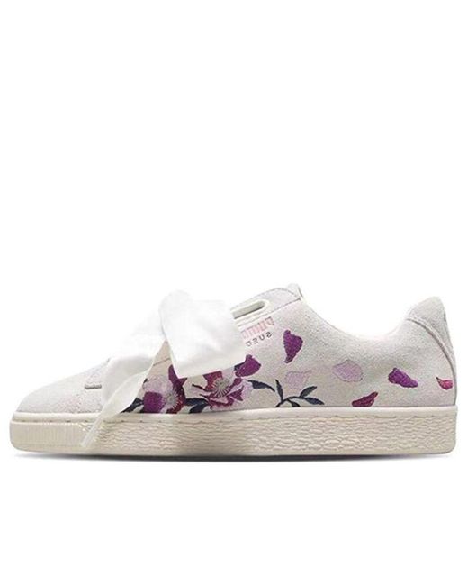 PUMA Natural (Wmns) Suede 'Heart Flowery'