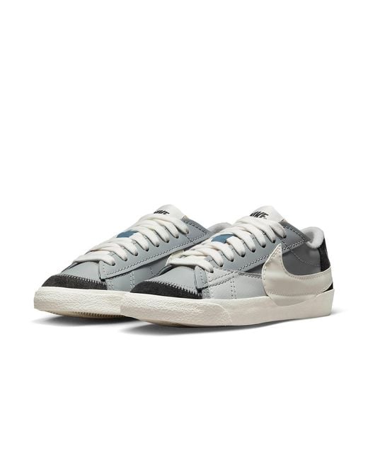Nike White Blazer Low '77 Jumbo Se 'Light Smoke Noise Aqua' for men