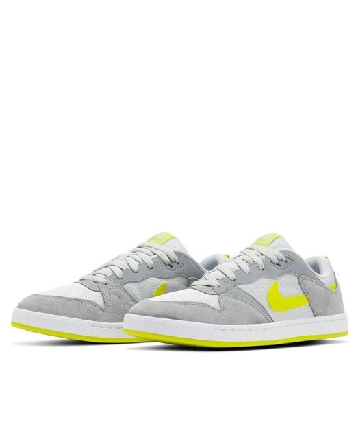 Nike White Alleyoop Sb 'Bright Cactus' for men