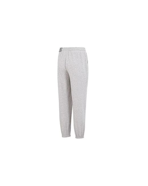 PUMA Gray Team Pants Tr Logo Pants for men